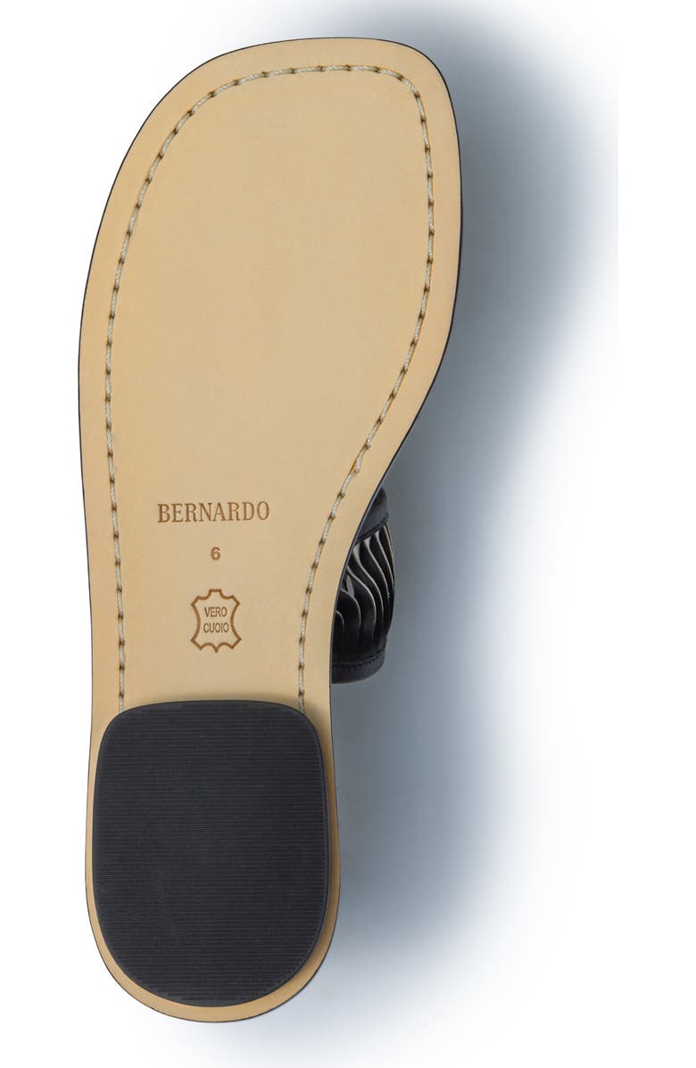 Bernardo 1946 Footwear Andorra Flat Sandal, Alternate, color, Black