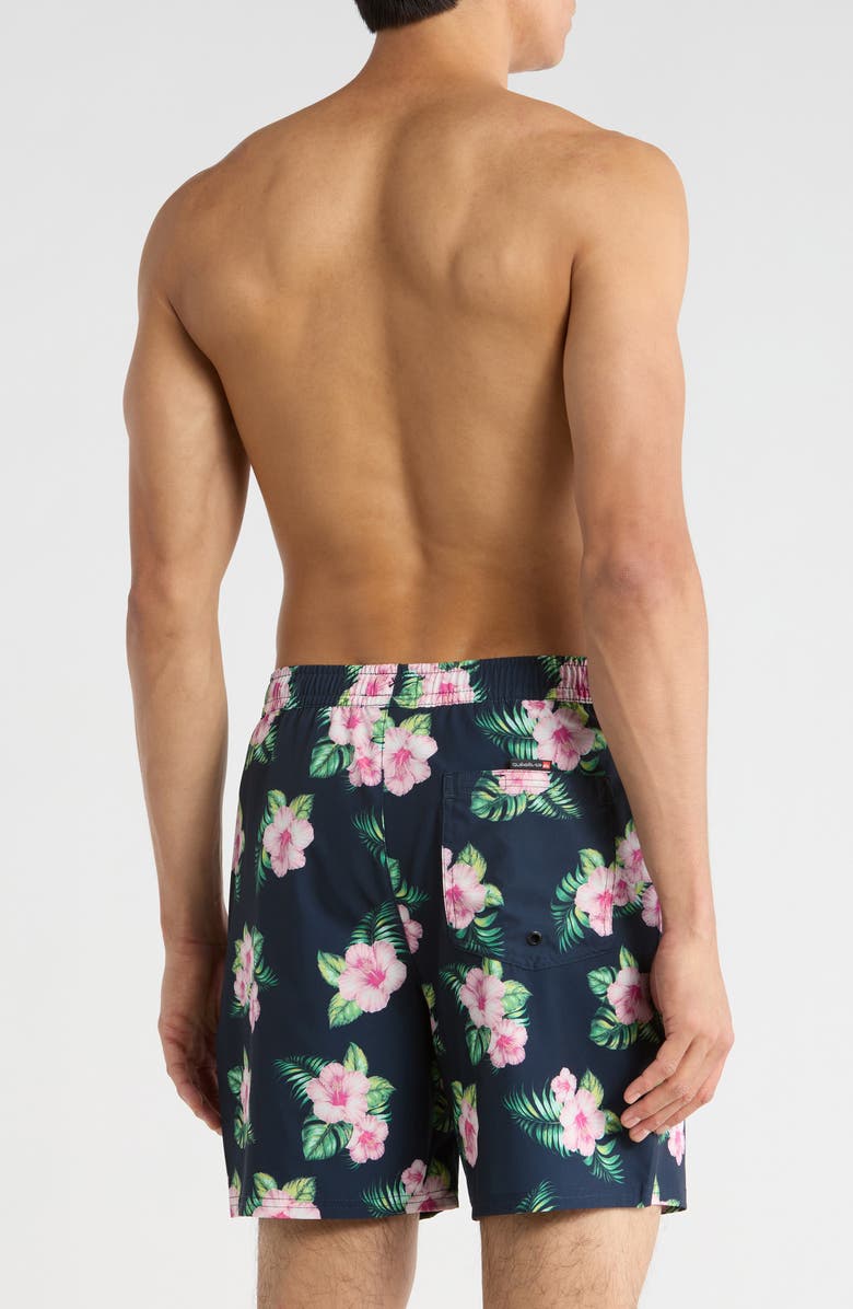 Quiksilver Snorkel Volley Swim Trunks, Alternate, color, Total Eclipse