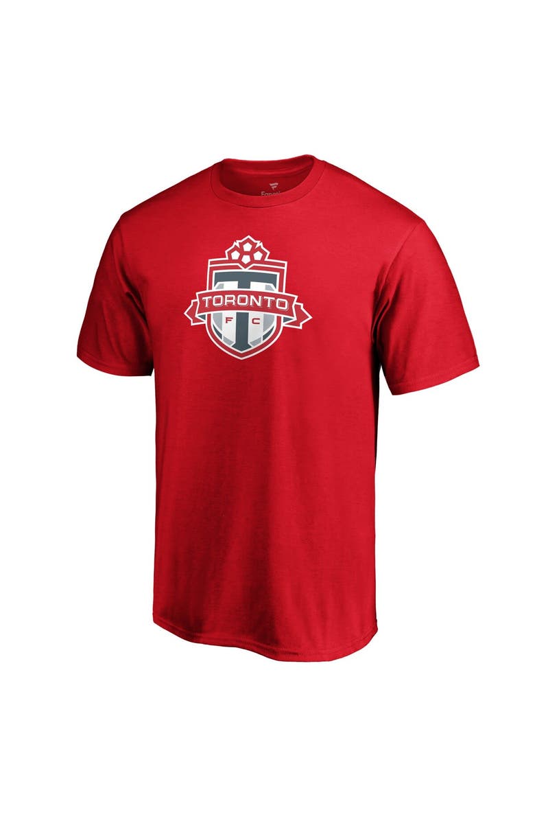 FANATICS Men's Fanatics Branded Red Toronto FC Logo T-Shirt, Alternate, color, Red
