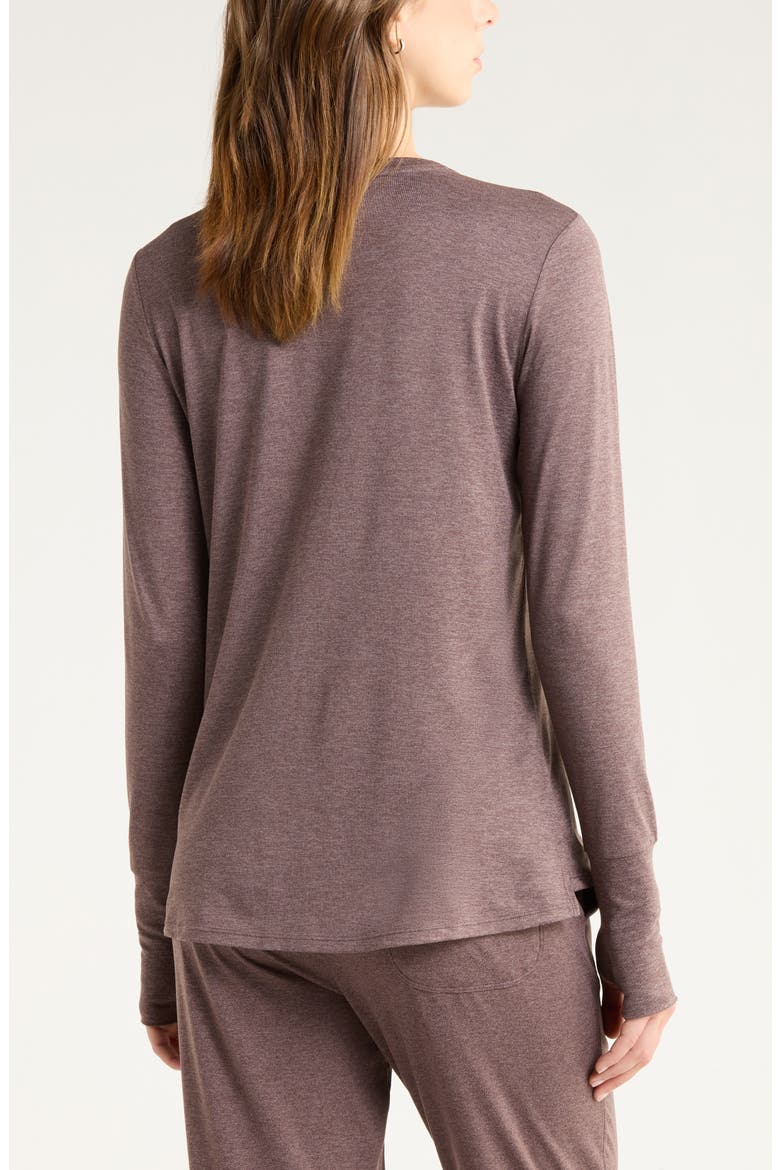 Liana Restore Soft Lite Long Sleeve T-Shirt, Alternate, color, GREY PLUM