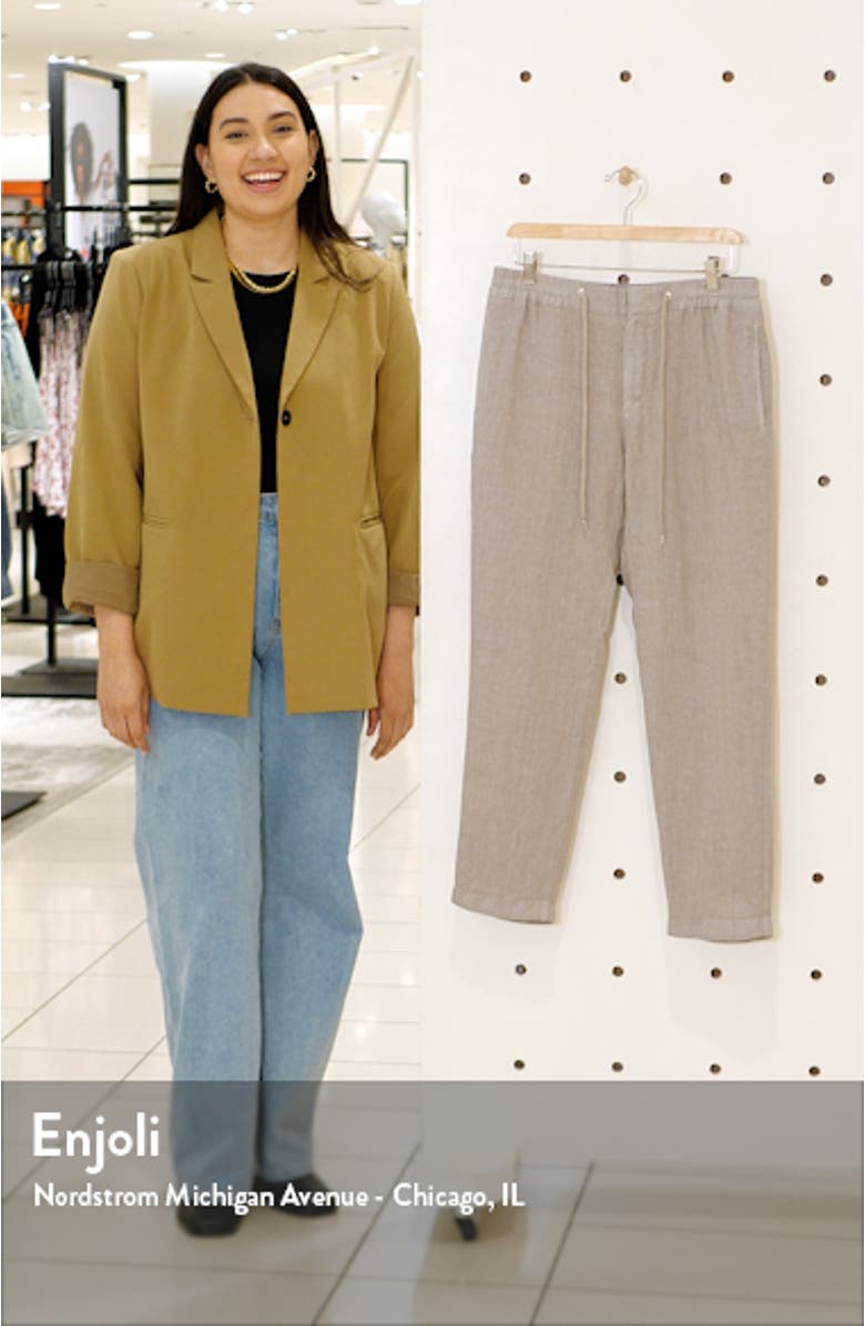 Seb Men"s Linen Drawstring Pants, sales video thumbnail