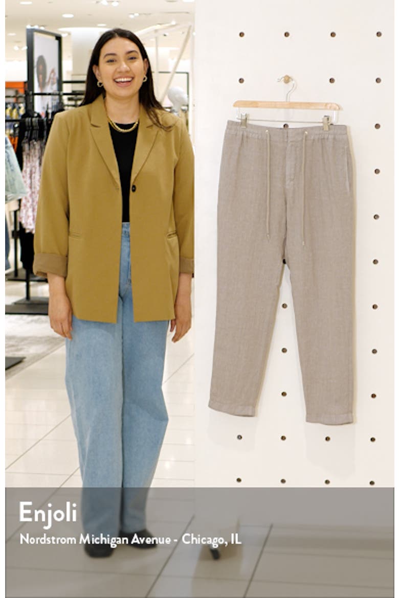 Seb Men"s Linen Drawstring Pants video