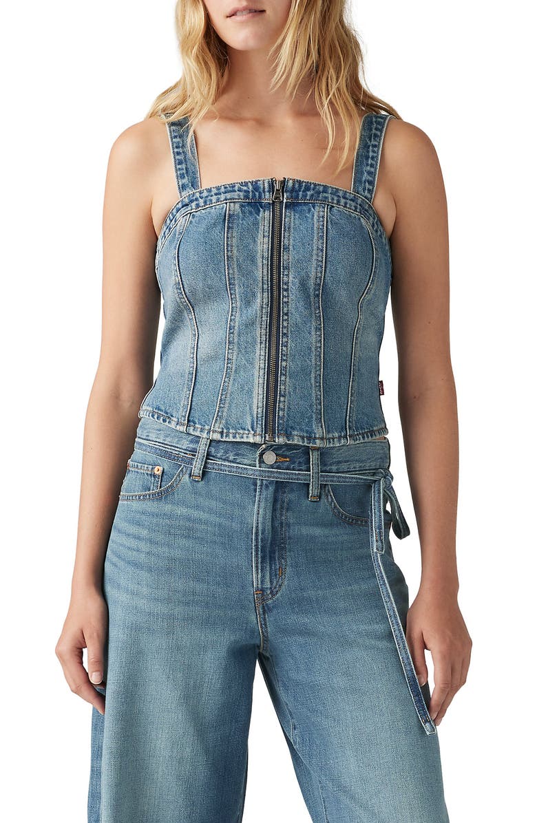 Levi's<sup>®</sup> Sculpted Bustier Top, Main, color, Verified Vintage Bustier