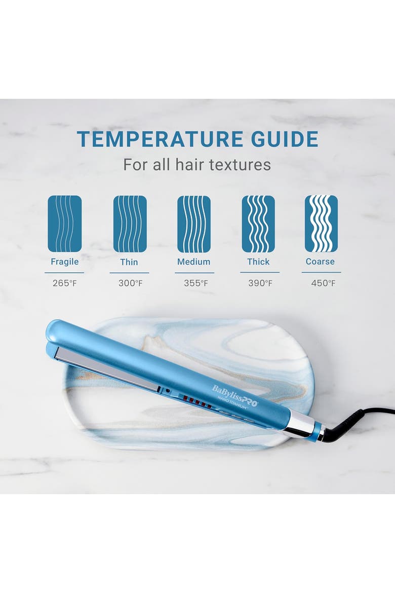 Nano Titanium 1" Ultra-Sleek Straightener, Alternate, color, Blue