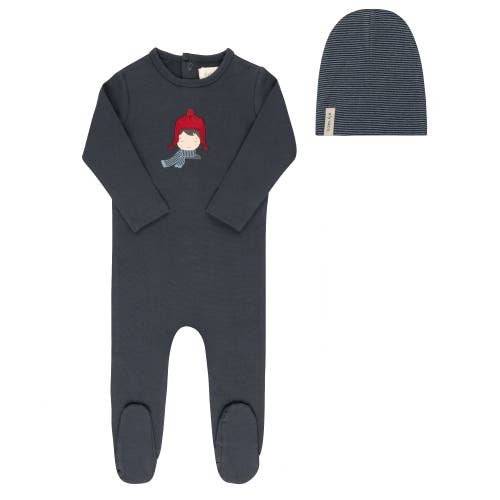 Ely's & Co. French Terry Autumn Kids Collection In Black