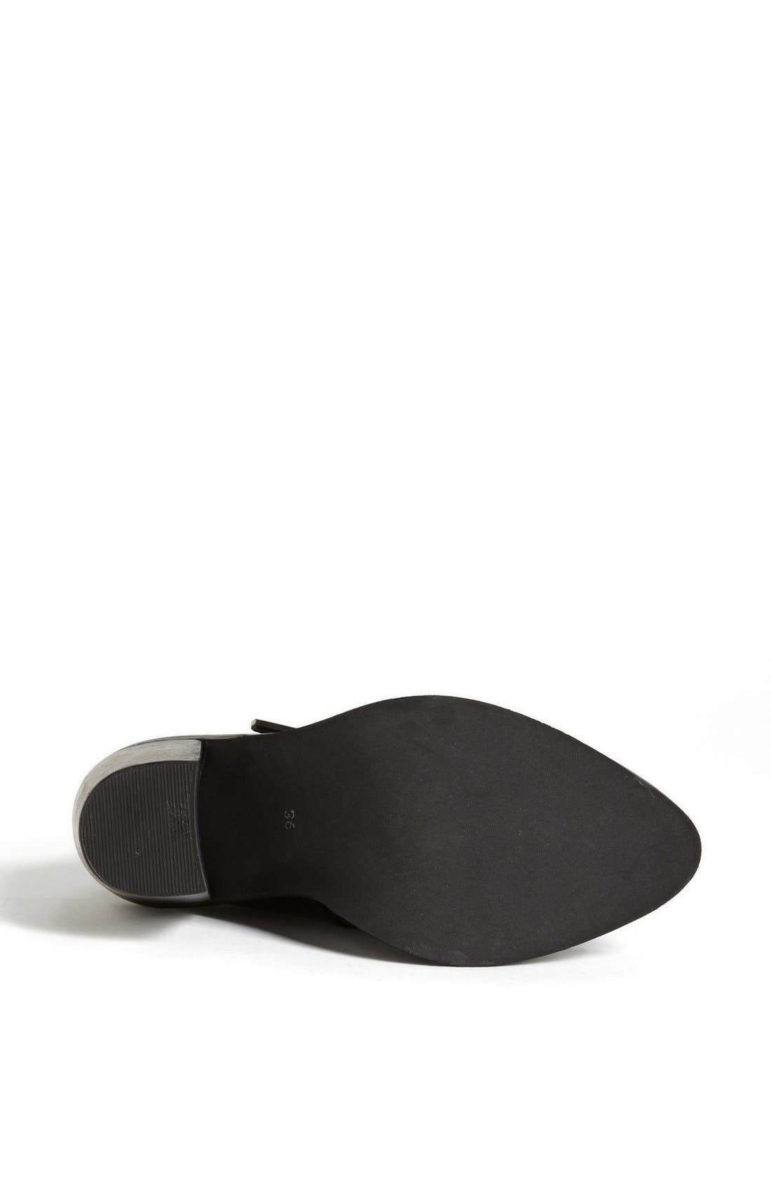 'Aleta' Monk Strap Boot, Alternate, color, BLACK