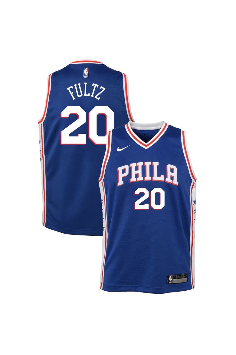 Youth Nike Markelle Fultz Blue Philadelphia 76ers Swingman Jersey - Icon Edition, Main, color, Blue
