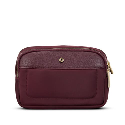 Samsonite Mobile Solution 2 Rfid Waist Pack In Burgundy