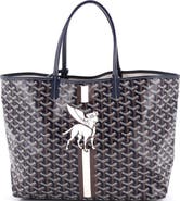 Pre-Owned Goyard Saint Louis Tote Printed Coated Canvas PM
