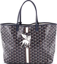 Pre-Owned Goyard Saint Louis Tote Printed Coated Canvas PM