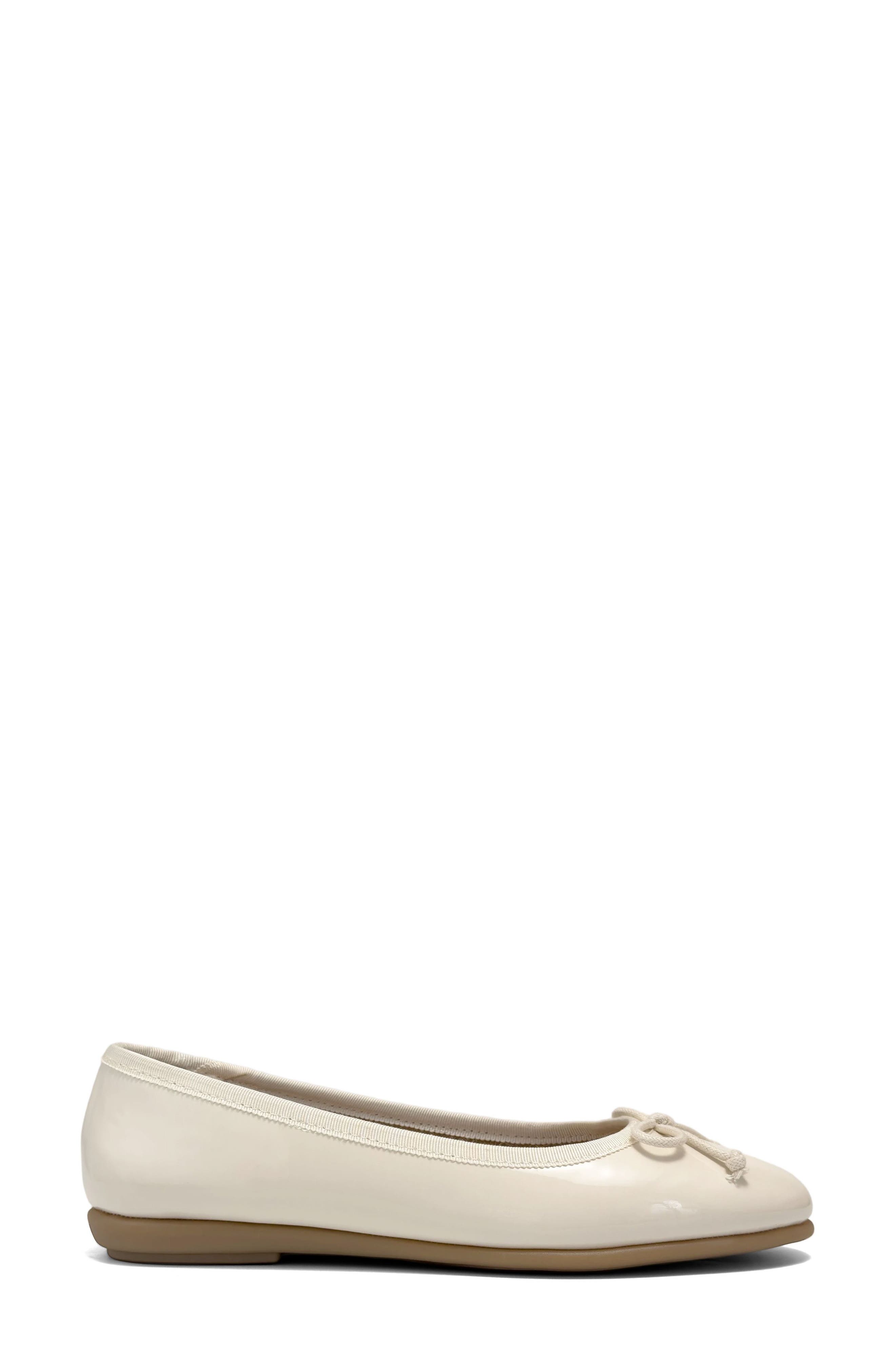 Homebet Raffia Woven Ballet Flat, Alternate, color, EGGNOG
