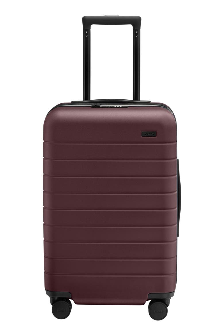The Flex Carry-On Suitcase (Nordstrom Exclusive), Main, color, OXBLOOD RED