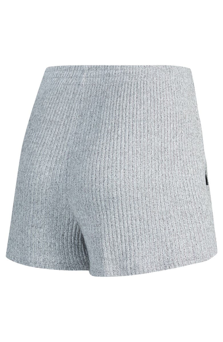 CONCEPTS SPORT Women's Concepts Sport Gray Los Angeles Chargers Juniper Long Sleeve Hoodie T-Shirt & Shorts Set, Alternate, color, Gray