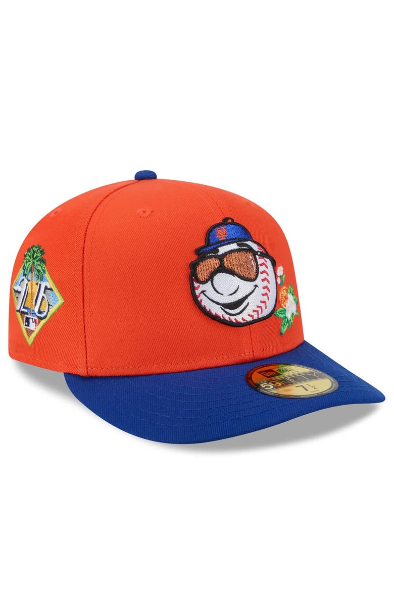 Men's New Era  Orange/Royal New York Mets 2026 Spring Training 59FIFTY Fitted Hat, Main, color, Orange