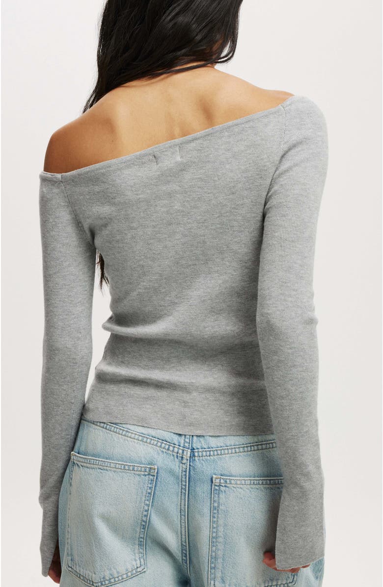Cotton On Everfine Asymmetric Long Sleeve Sweater, Alternate, color,