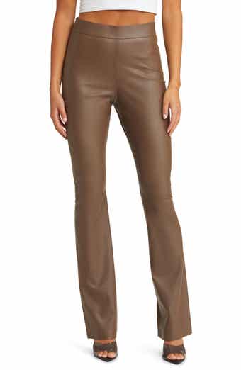 BLANKNYC Hoyt Mini Bootcut Faux Leather Pants
