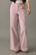 MANGO TEEN Stud Wide Leg Jeans