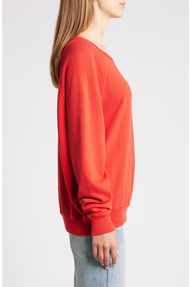 College French Terry Sweatshirt, Alternate, color, CAMPFIRE