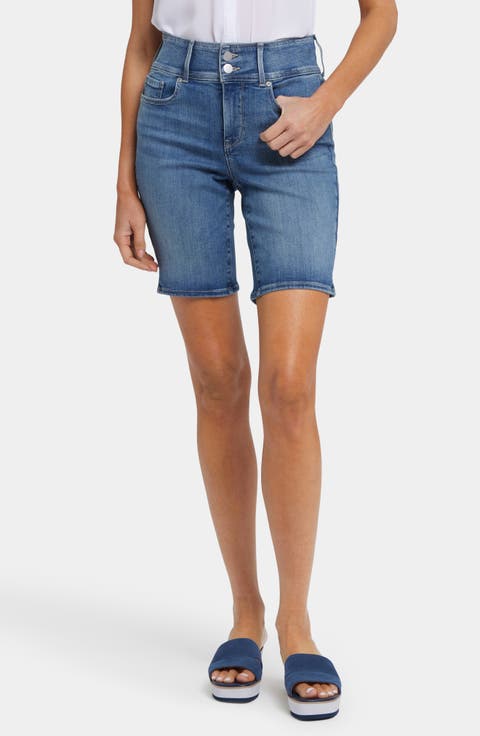 Ella High Waist Denim Shorts
