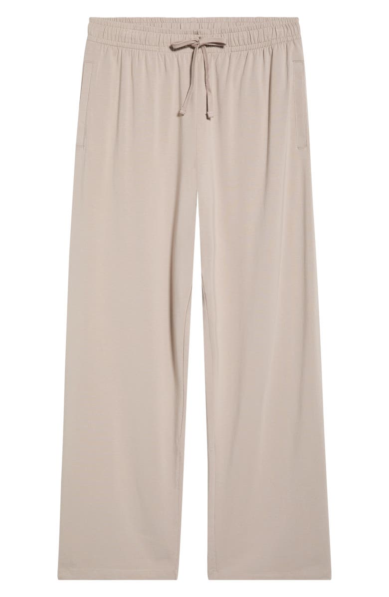 SKIMS Jersey Lounge Straight Leg Pants, Main, color, Linen