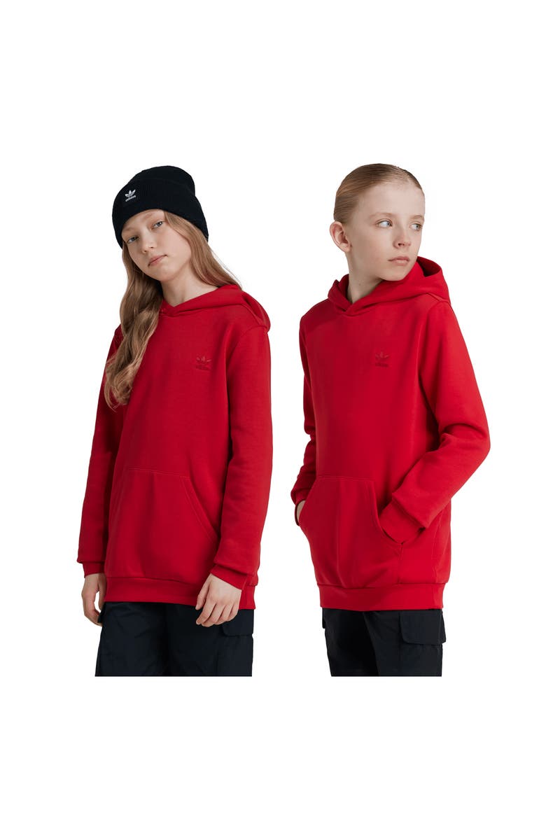 Kids' Essentials Pullover Hoodie, Alternate, color, BETTER SCARLET