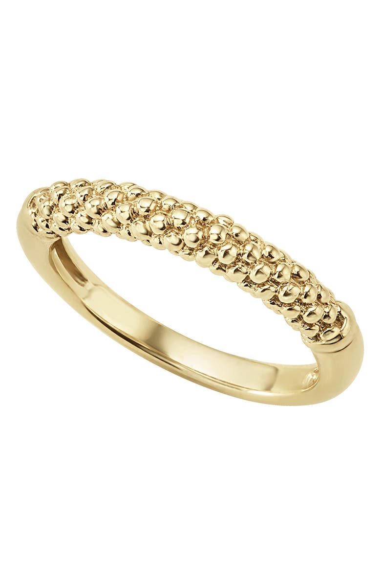 LAGOS Caviar Band Ring, Alternate, color, Gold