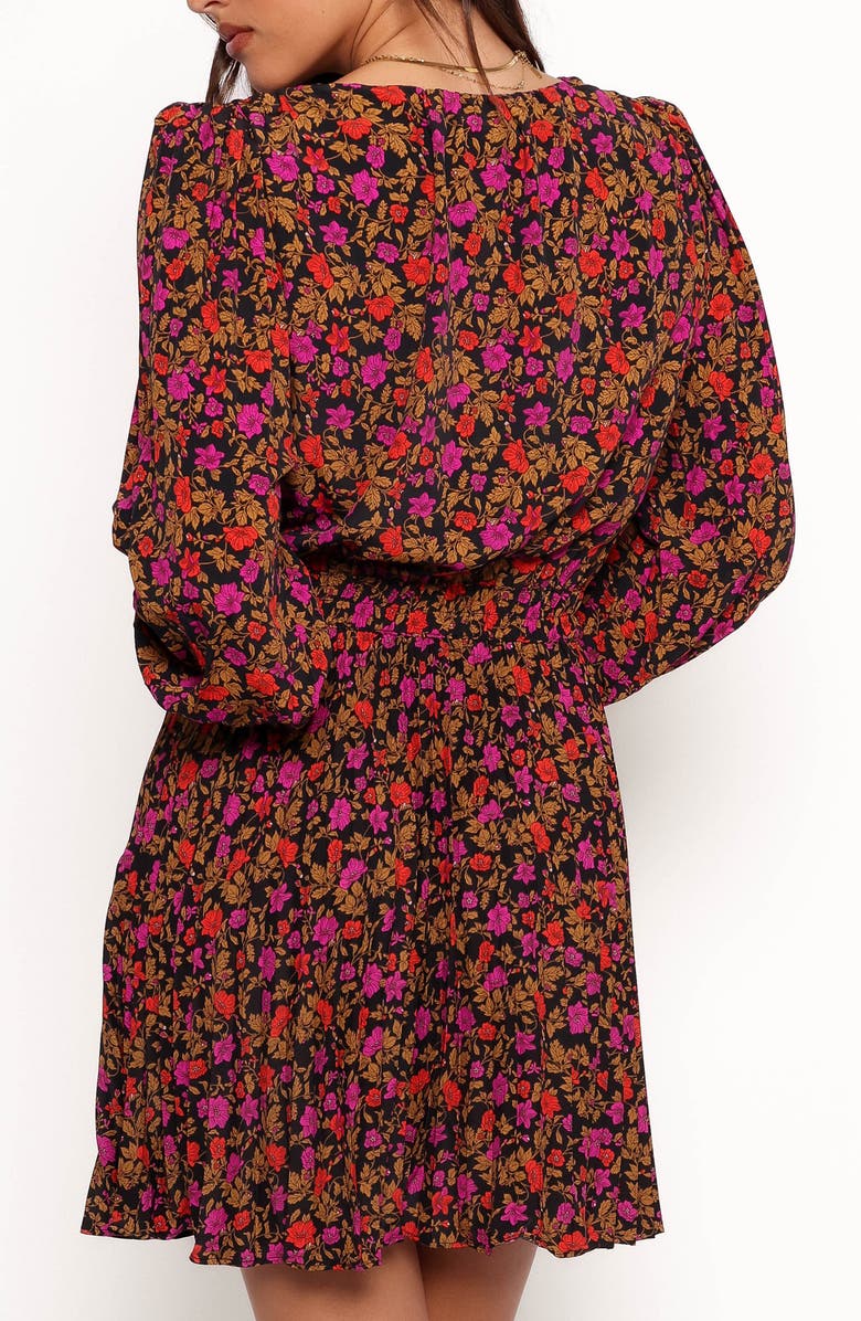 Petal & Pup Zephyr Floral Long Sleeve Minidress, Alternate, color,