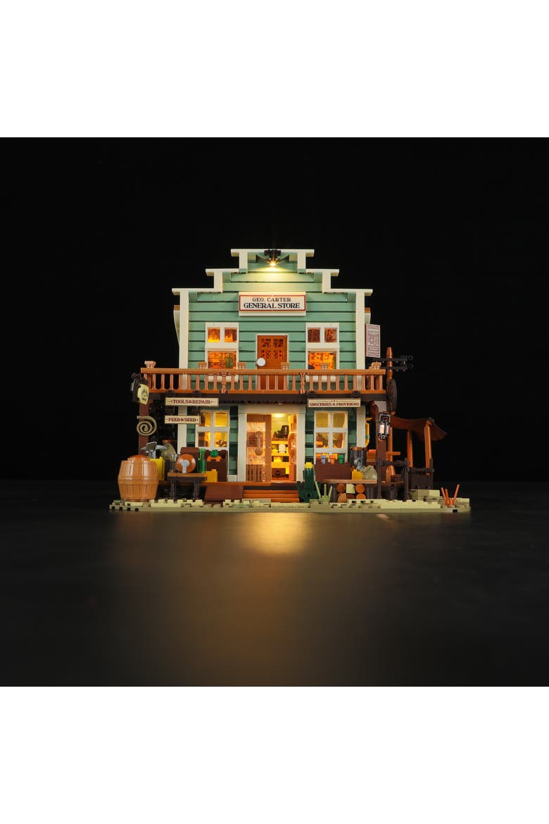 Vintage Wild West General Store Lighting Building Set Model OW1895G, Alternate, color, Multicolor