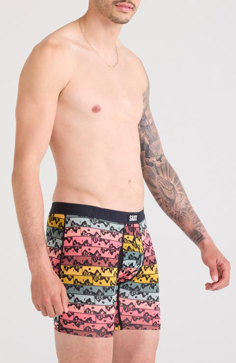 Multi-Sport Mesh Boxer Brief - Wavelength/Navy/Black | SAXX