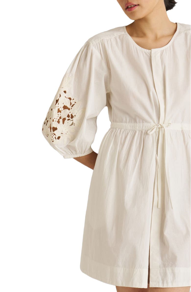 Reistor Shirt Dress with Balloon Sleeves, Alternate, color,