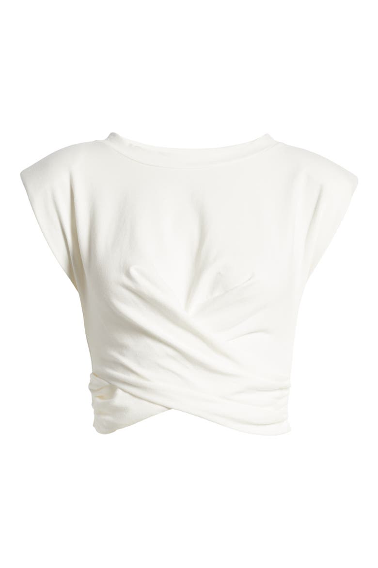 No Lies Crop T-Shirt, Alternate, color, WHITE