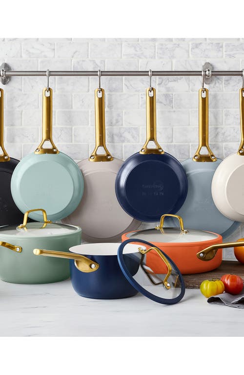 Greenpan Reserve Pro 10-piece Ceramic Nonstick Cookware Set In Blue