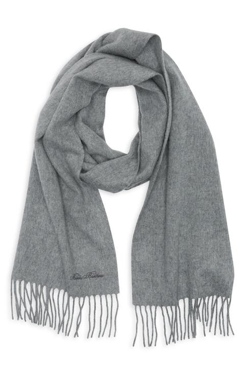 Wool & Cashmere Fringed Scarf