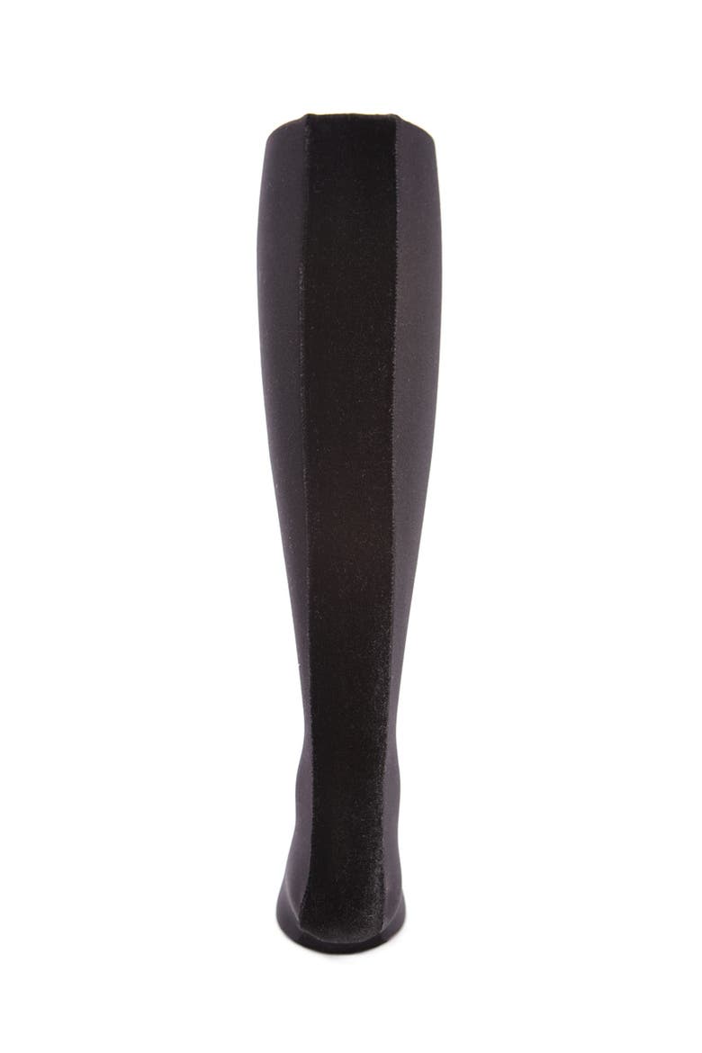 Velvet Back Seam Opaque Tights, Alternate, color, Black