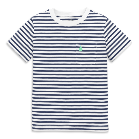 Kids Embroidered Pocket Tee In Stripe (Toddler, Little Kid, & Big Kid)