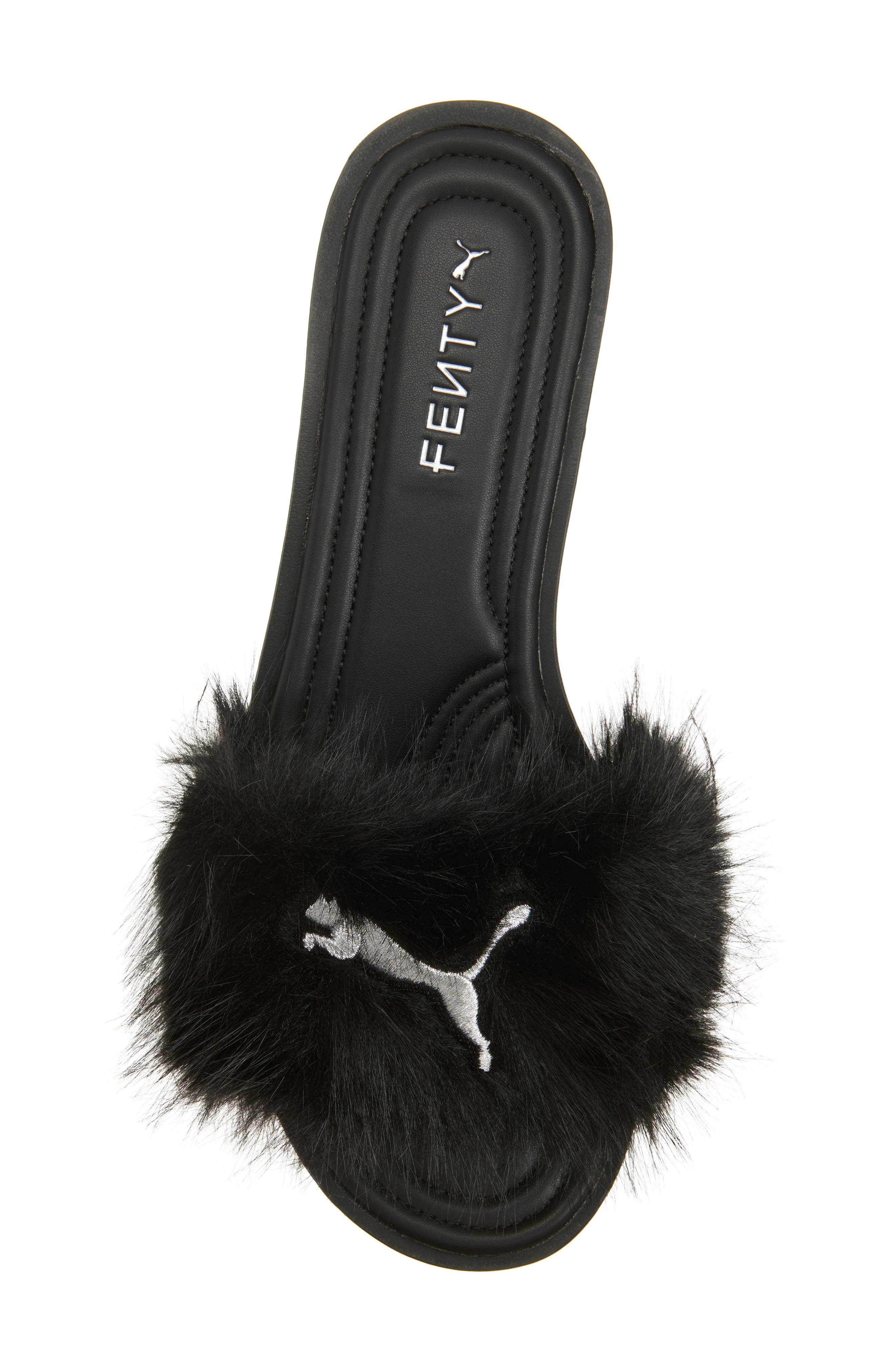 PUMA x Fenty Chic Slide, Alternate, color, Puma Black/ Puma Silver