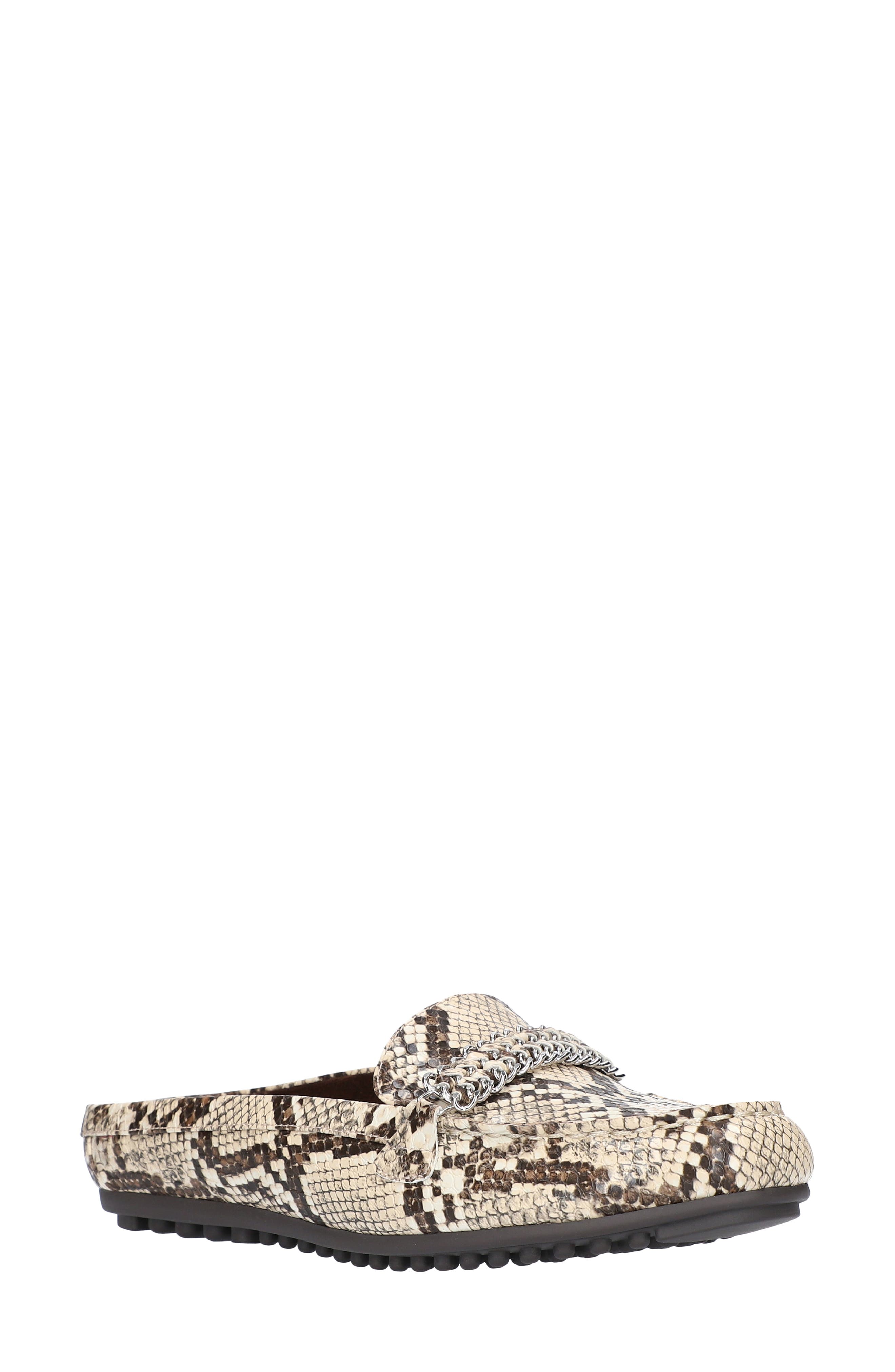 Lucinda Mule, Main, color, TAUPE SNAKE PRINT FAUX LEATHER