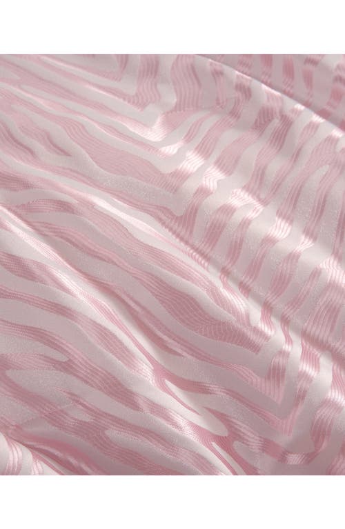 Juicy Couture Glam Zebra Comforter & Sham Set In Pink