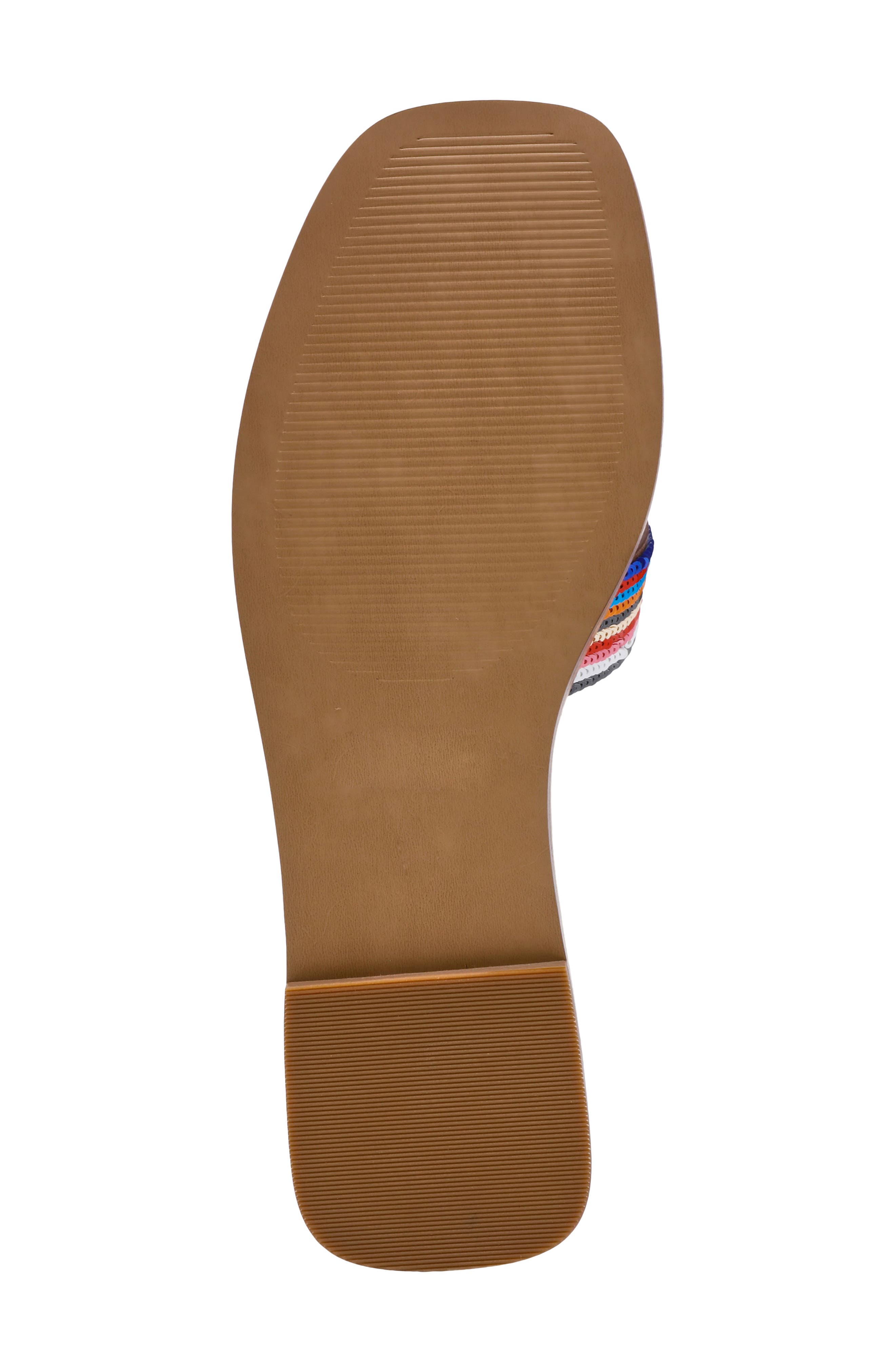 Steve Madden Hadyn Sequin Slide Sandal, Alternate, color, Multi Brown