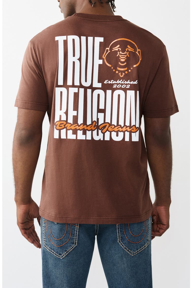 Big Buddha Logo Graphic T-Shirt, Alternate, color, CHESTNUT