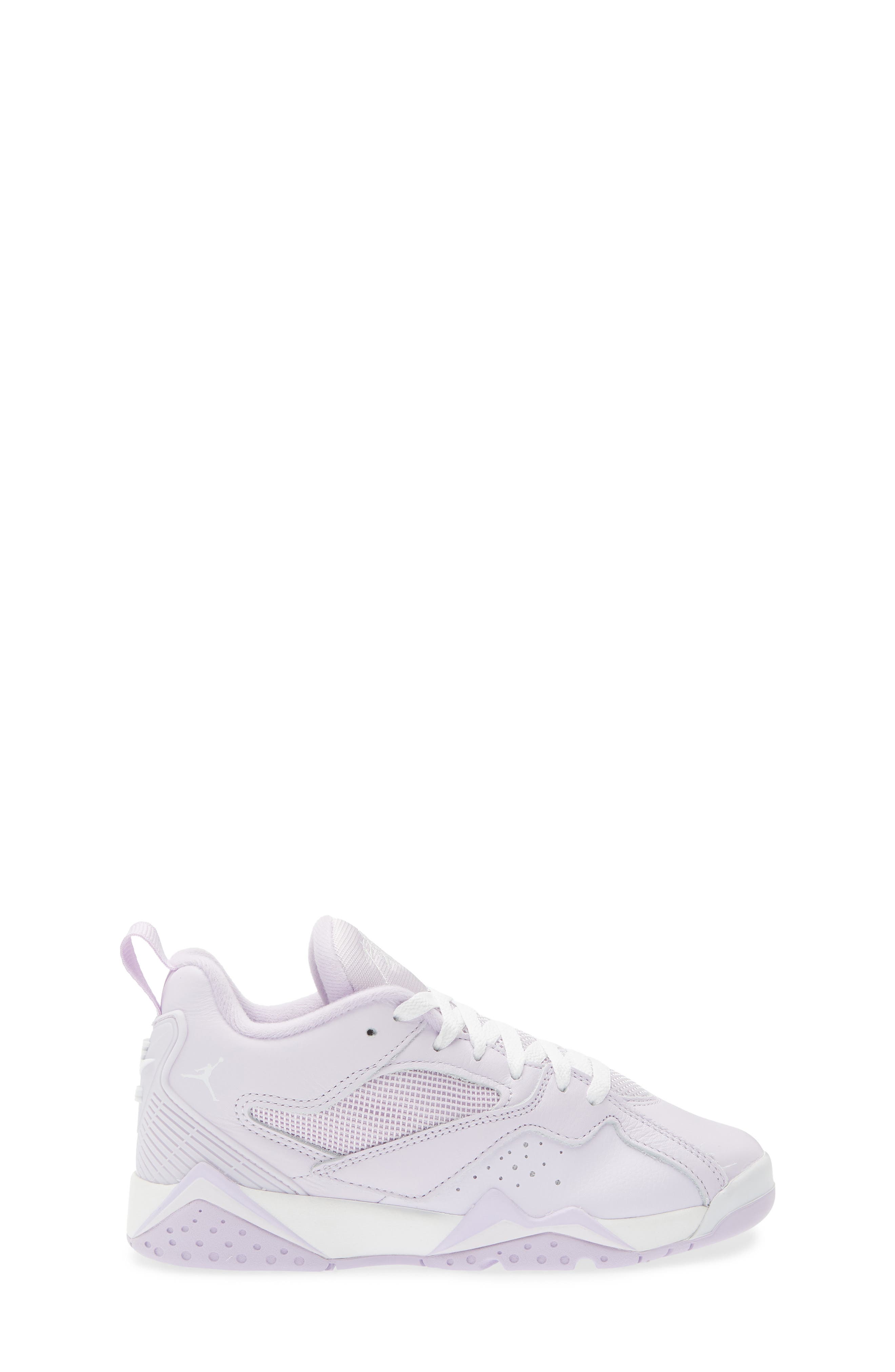 Kids' Jordan 7 RM Low Top Basketball Sneaker, Alternate, color, BARELY GRAPE/ WHITE/ VIOLET