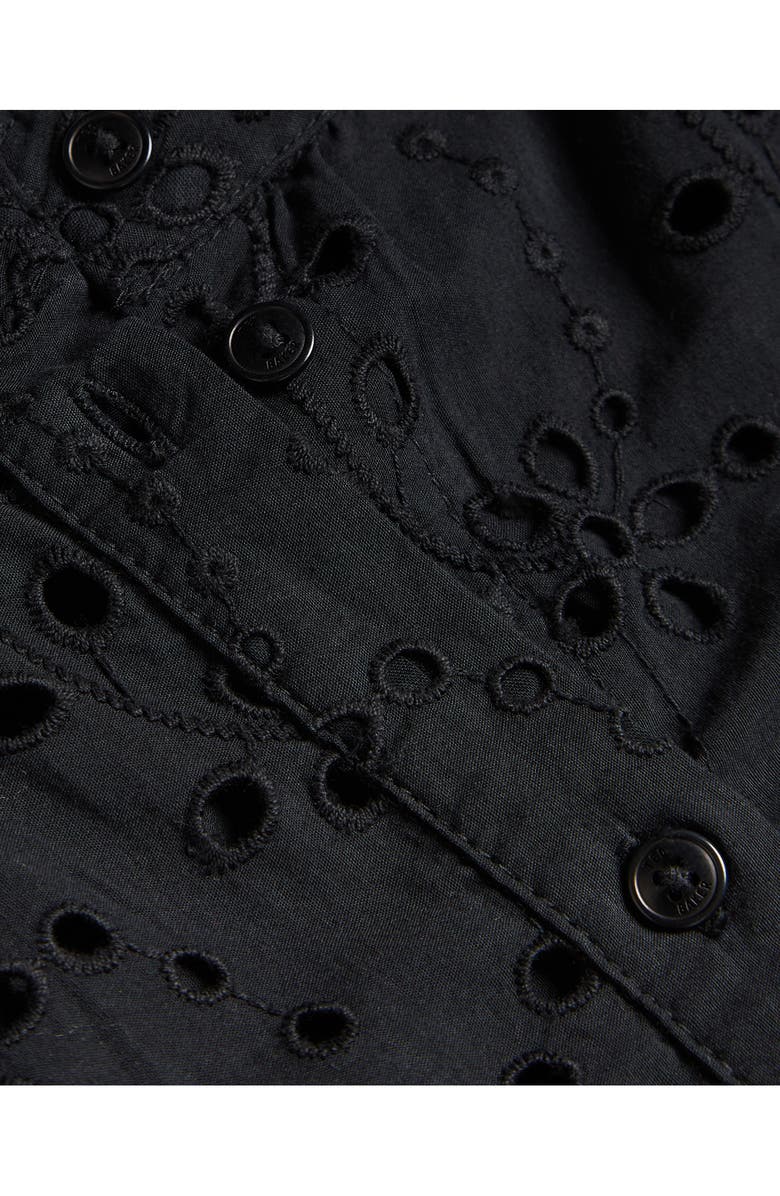 Ted Baker London Nikaia Cotton Eyelet Shirtdress, Alternate, color, 