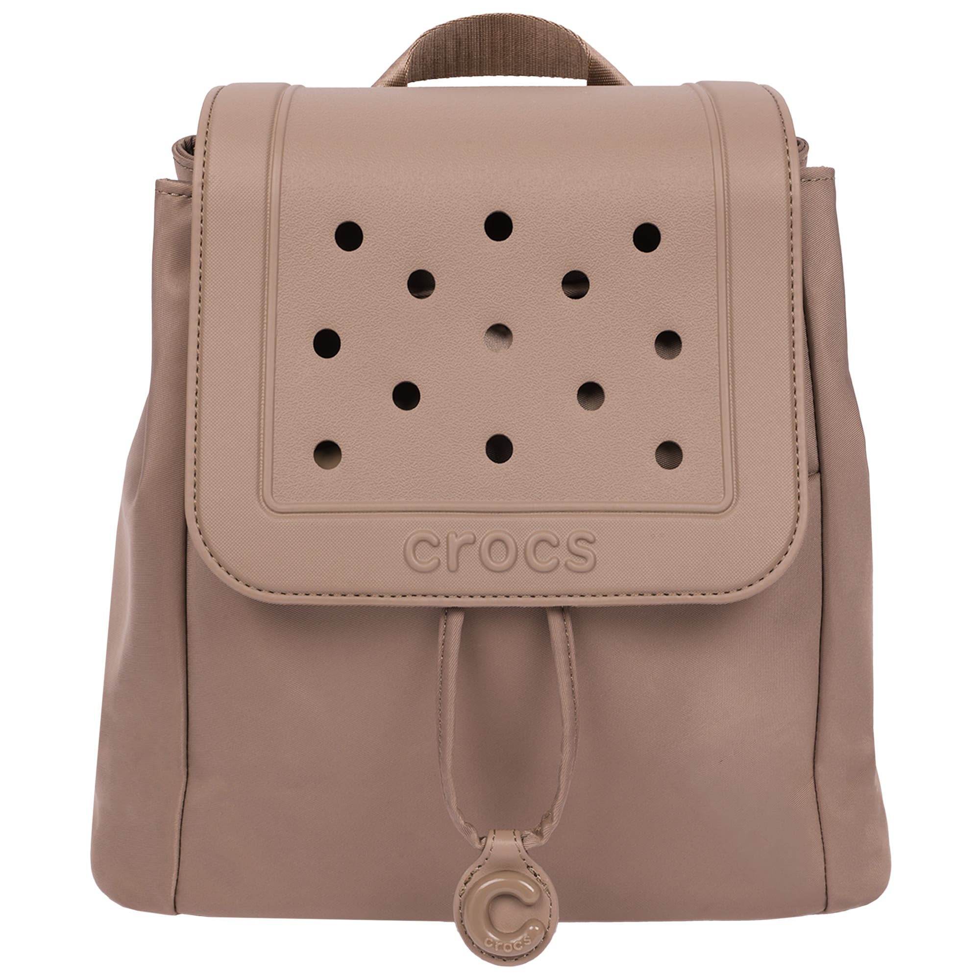 Backpack with EVA Flap Jibbitz-Compatible Small Backpack Purse, Main, color, LATTE