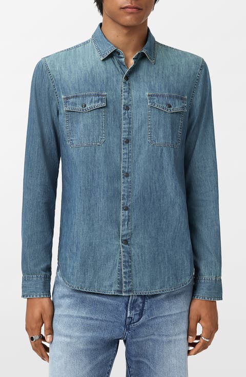 Otto Denim Snap-Up Western Shirt