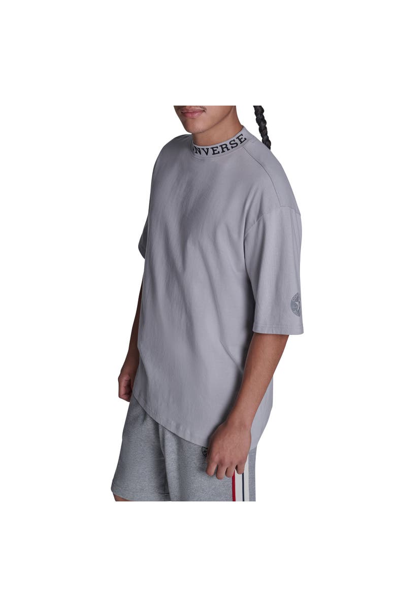 Converse Gold Standard Mock Tee, Alternate, color, Grey Area