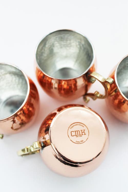 COPPERMILL KITCHEN COPPERMILL KITCHEN VINTAGE INSPIRED COPPER MOSCOW MULE MUGS 