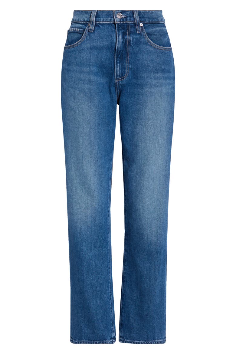 Sawyer High Waist Straight Leg Jeans, Alternate, color, CRANKED UP