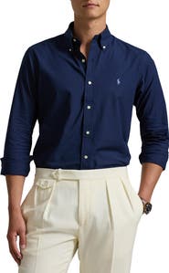 Polo Ralph Lauren Classic Fit Stretch Cotton Poplin Button-Down Shirt