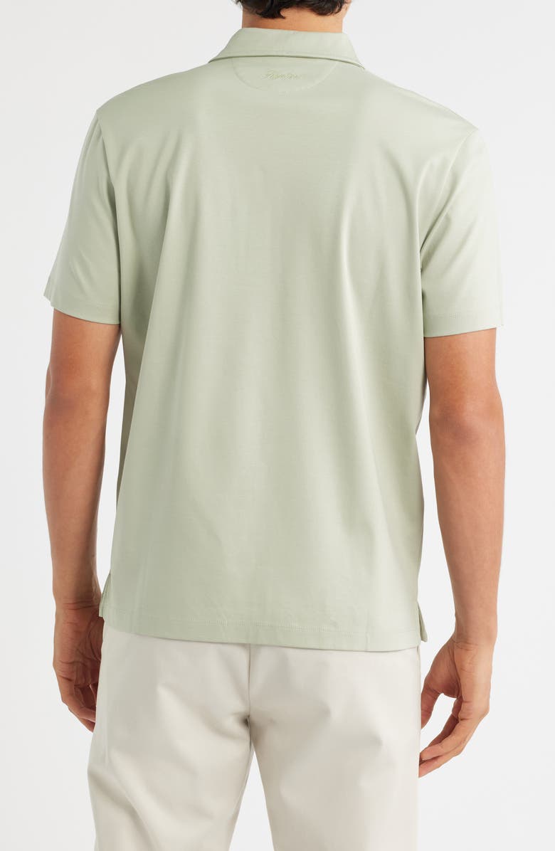 Aurélien AUR1 Solid Cotton Polo, Alternate, color, Olive