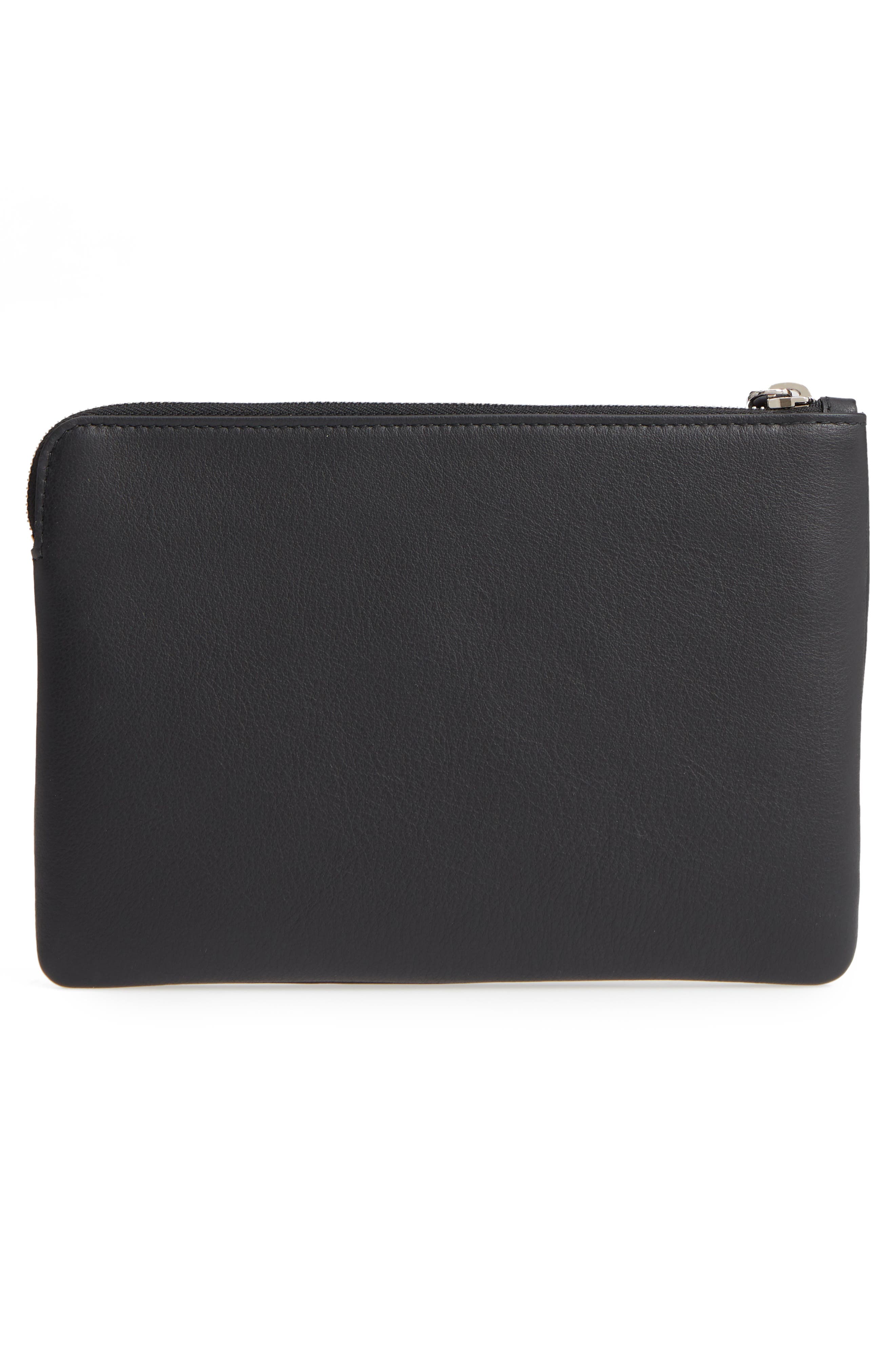 Balenciaga Medium Everyday Leather Pouch, Alternate, color, 